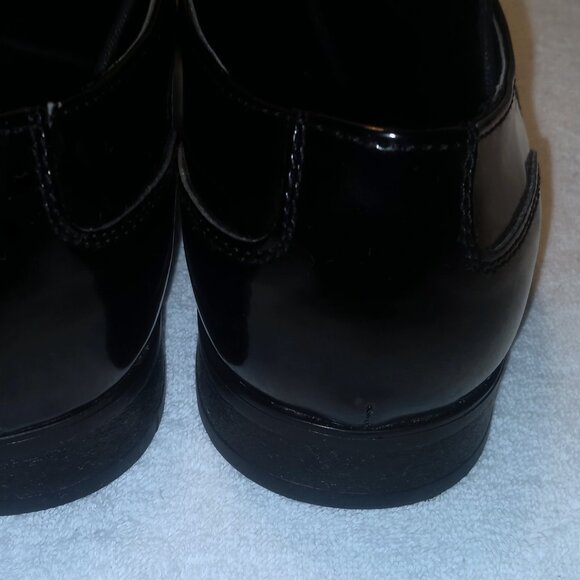 Like New Calvin Klein CK Brodie LA Men\'s Oxford Dress Shoes Gloss Black main image 16